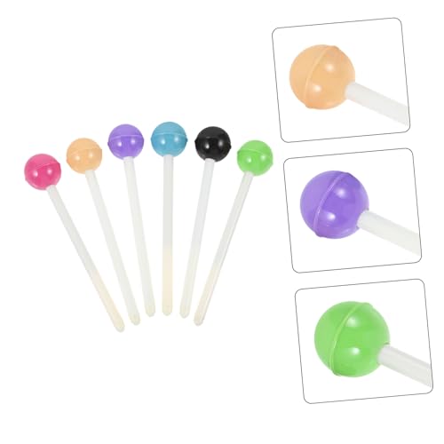 6 bolígrafos de tinta gel forma piruleta para niños miniatura 7