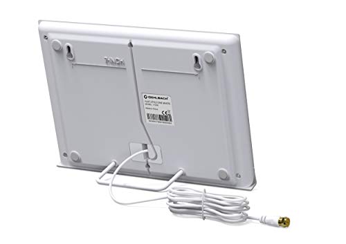 Antenne DVB-T2 HD Oehlbach Flat Style One intérieure active et blanche pour TV - 5
