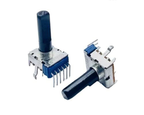 Potentiomètre RK12 B10K double à axe 18 mm avec positionnement central pour console de mixage