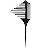 Hair Dye Comb Hair Coloring Brushes, Highlighting Comb Hairdressing Pointed-Tail Triangle Pick Comb...