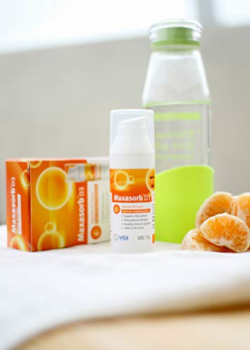 Vita Sciences Vitamin D3 Skin Cream - 1000 IU Maxasorb D3 Lotion - 1.7 Fl Oz
