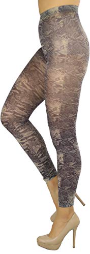 Image of ToBeInStyle Women's Footless Opaque Animal Zebra Tiger Tights Hosiery