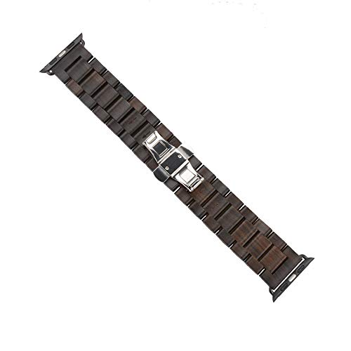 Kinobo Wooden Apple Watch Band Brown 38/40/41mm — view 3