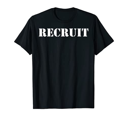 Recruit Shirt Military Training Boot Camp Tee