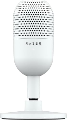 Image of Razer Seiren V3 Mini USB Microphone: Condenser Mic-Supercardioid Pickup Pattern-Tap-to-Mute Sensor with LED Indicator-Shock Absorber-Ultra Compact-PC,Discord, OBS Studio, XSplit-White (Pack of 10)