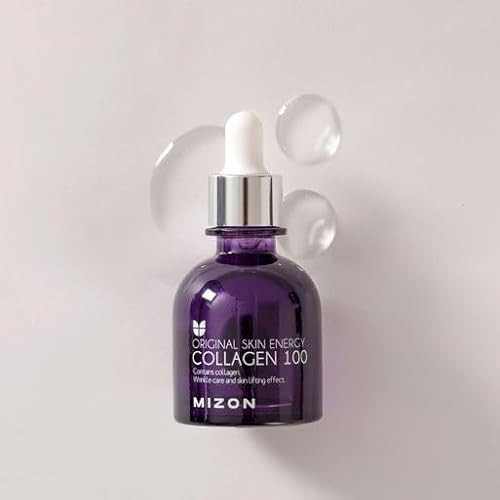 Mizon Collagen Line, Collagen 100, Collagen Ampoule, Skin Energy, Facial Care, Moisturizing, Skin Elasticity, Lifting Formula (30 Ml 1.01 Fl Oz) #TOP7