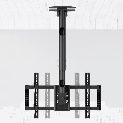 Support de montage TV plafond orientable à 360 degrés charge max 85 kg