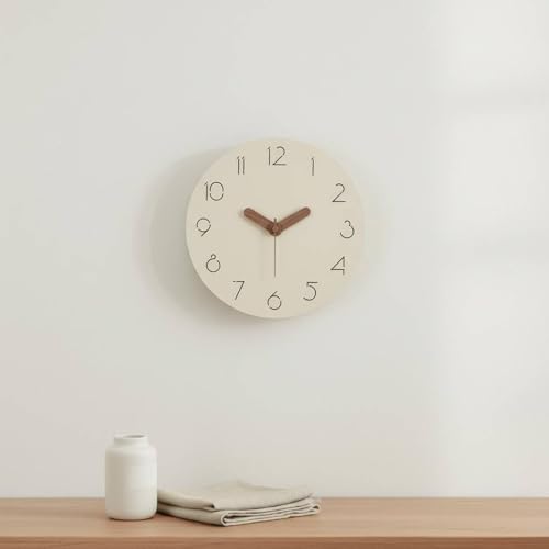 Horloge murale design sans tic-tac pour maison et bureau moderne - 7