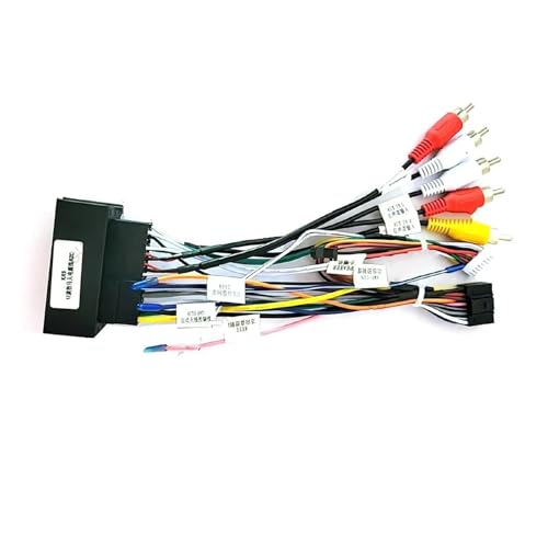 Kit Montage Autoradio Adaptateur Câble Câblage Stéréo Autoradio pour Jeep pour Wrangler pour Cherokee pour Compass pour Renegade 2016 – 2023 MP5 Voiture...