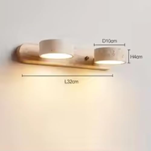 Aplique de pared LED giratorio: dile adiós a las sombras en el espejo 8