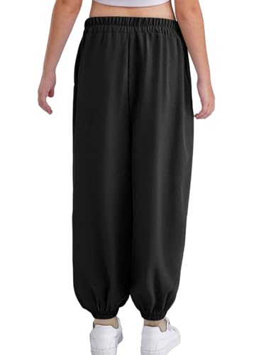 FEESHOW Kids Boys Sweatpants Hollow Out Mesh Patchwork Active Jogger Sweatpants with Pockets Sportwear2