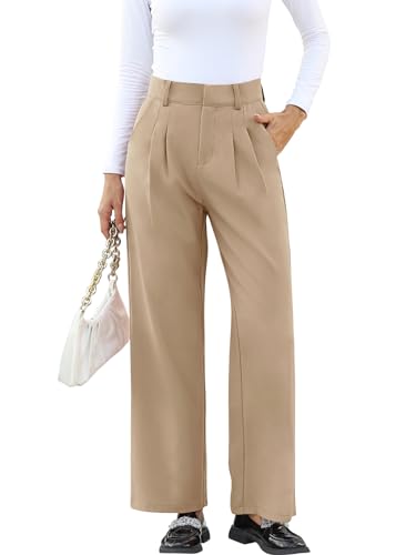 Image of NIMIN High Waisted Work Pants for Women Business Casual Outfits 2026 Office Dress Pants Trousers with Pockets