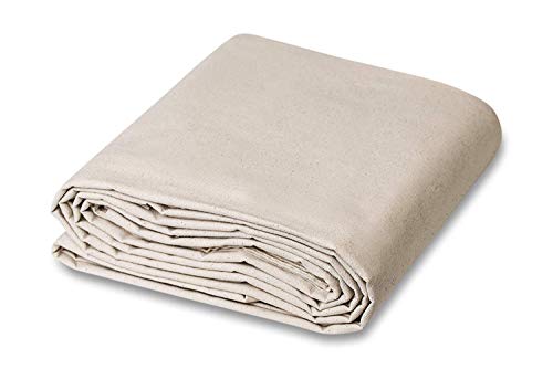 Image of 60 Inch Wide 10 oz Natural Cotton Duck Canvas Fabric 100 Percent Durable Plain Weave for Bags Backdrops Sewing Crafts and Art Projects by ERAVAT