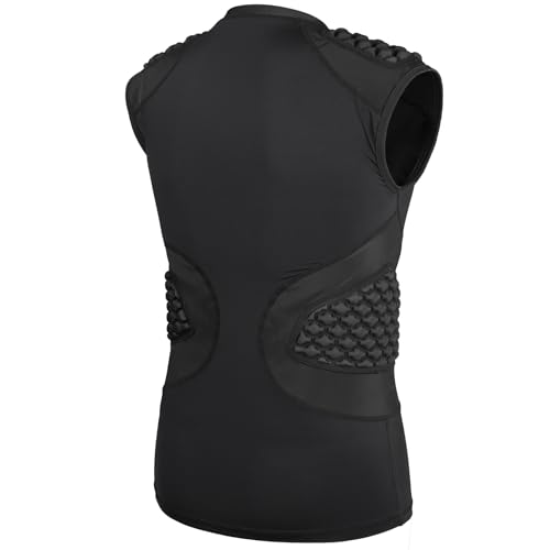 DGXINJUN Men's Baseball Chest Protector Shirt Rib Heart Sternum Guard Padded Shirt for Aldult Softball Football Rugby2