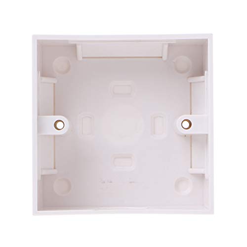 Junction Storage, Hanzou 86 X 86mm Waterproof Wall Plate Junction Box Back Plate Box Outer Side Back Box
