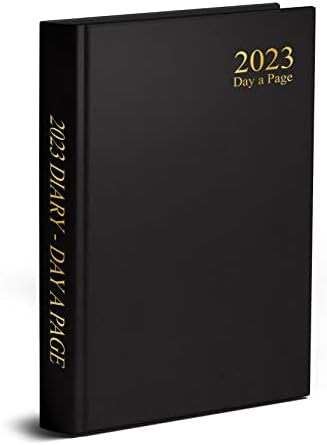 VR Angel 2023 Diary A4 | A5 | A6 Diary Week to View | Day A Page | Desk Diary | A6 Hard Backed with Metal Edges for Home and Office Use ( Red - A6 Week To View With Metal Corner )