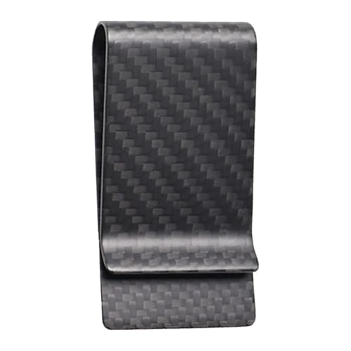 Money Clip For Men 2pcs Slim Carbon Fiber Credit Card Holder - Matte/Glossy, Car Use, Bill Storage3