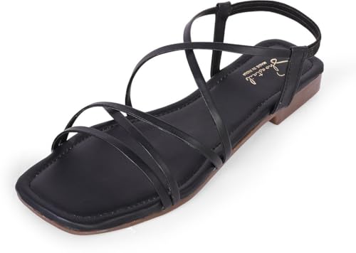 Image of Women Flats Sandals | Stylish Embroidered Slip-On Flats for Women | Comfortable Lightweight Sandals | Ethnic & Casual Footwear for Ladies SL1043