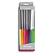 Victorinox Swiss Classic set 6 coltelli da tavola seghettati, coltelli da pane, 11 cm, acciaio inox, lavabile in lavastoviglie, Swiss Made, multicolore