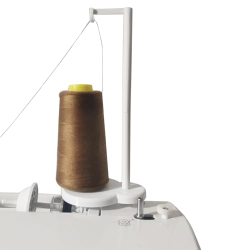 Thread Stand Spool Holder for Sewing Machine Embroidery (White)