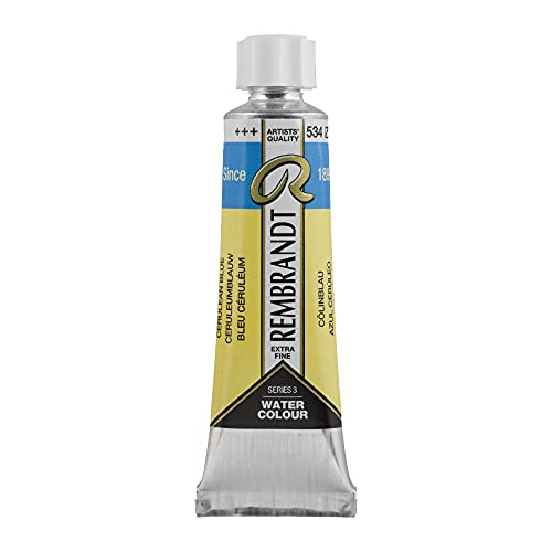 Aquarela Bisnaga Talens Rembrandt 534 Cerulean Blue S3