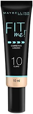 Maybelline NY Corretivo Líquido Efeito Matificador Fit Me 10 Clar...