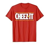 Kellogg's Cheez-It Logo T-Shirt, Men's Exercise and Fitness, Unisex, Short Sleeve, Red, X-Small