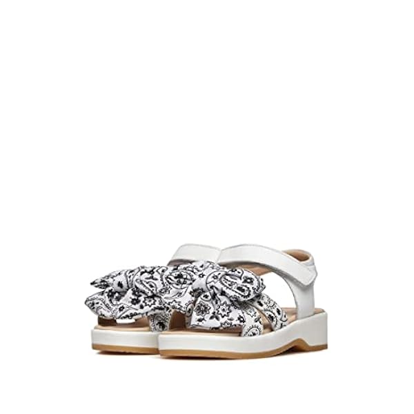 Naturino GIDE-sandaal van leer met bandana-print