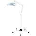 Produktbild SEMPLIX LED Lupen-Stehlampe 3D weiß (Linse 189 x 157 mm/dimmbar/Standfuß mit Rollen)