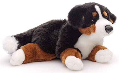 Uni-Toys - Berner Sennenhund, liegend - 46 cm (Länge) - Plüsch-Hund - Plüschtier, Kuscheltier