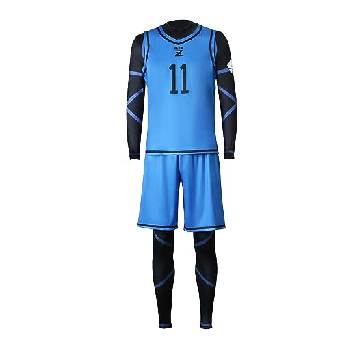 Anime Blue Lock Cosplay Costume and Outfit