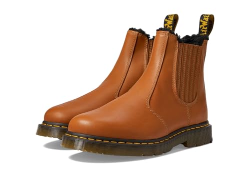 Image of Dr. Martens, 2976 Leather Chelsea Boot for Men and Women, Cherry Red Smooth, 14 US Women /13 US Men
