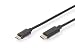 Produktbild DIGITUS USB 2.0 Anschlusskabel - 3.0 m - USB C (St) zu USB Micro B (St) - 480 Mbit/s - Typ-C Kabel - Schwarz