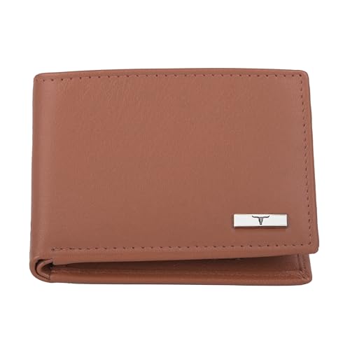 Image of URBAN FOREST Fred Aniline Rust Leather Wallet for Men