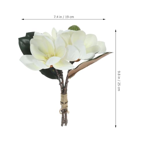 Magnolia artificiel en Eva et fer déco durable sans eau - 3