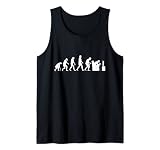 Evolution Humankind From ape to Gamer Gaming Nerd Art Funny Tank Top
