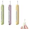 3 Pièces Outil D’enfile, Enfile Aiguille Couture Main Enfile Aiguille en Plastique Enfile Aiguille Enfichable Passe Fil Couture Enfile pour la Couture à la Main, Le Tricot, Quilting Craft