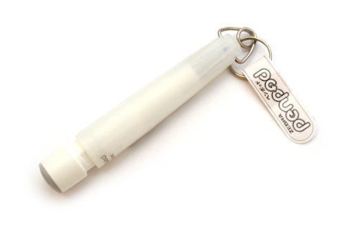 Zebra Penpod Mini Keychain Ballpoint Pen - 0.7 mm - White Body - Blue Ink