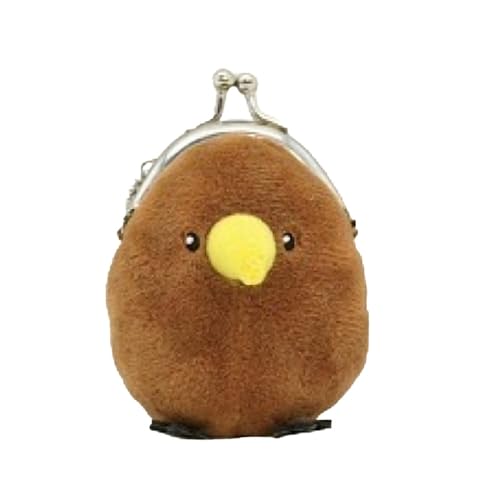 Mascotte Gamaguchi kiwi mini porte-monnaie de 6cm avec fermoir rétro