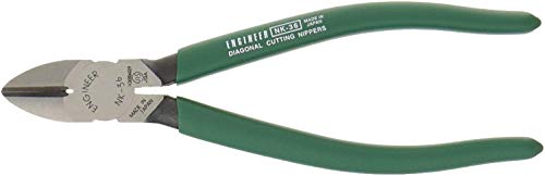 Engineer Nk-36 - Taglierine Laterali Diagonali Resistenti, In Acciaio Al Carbonio Temprato, Prodotto In Giappone, Verde