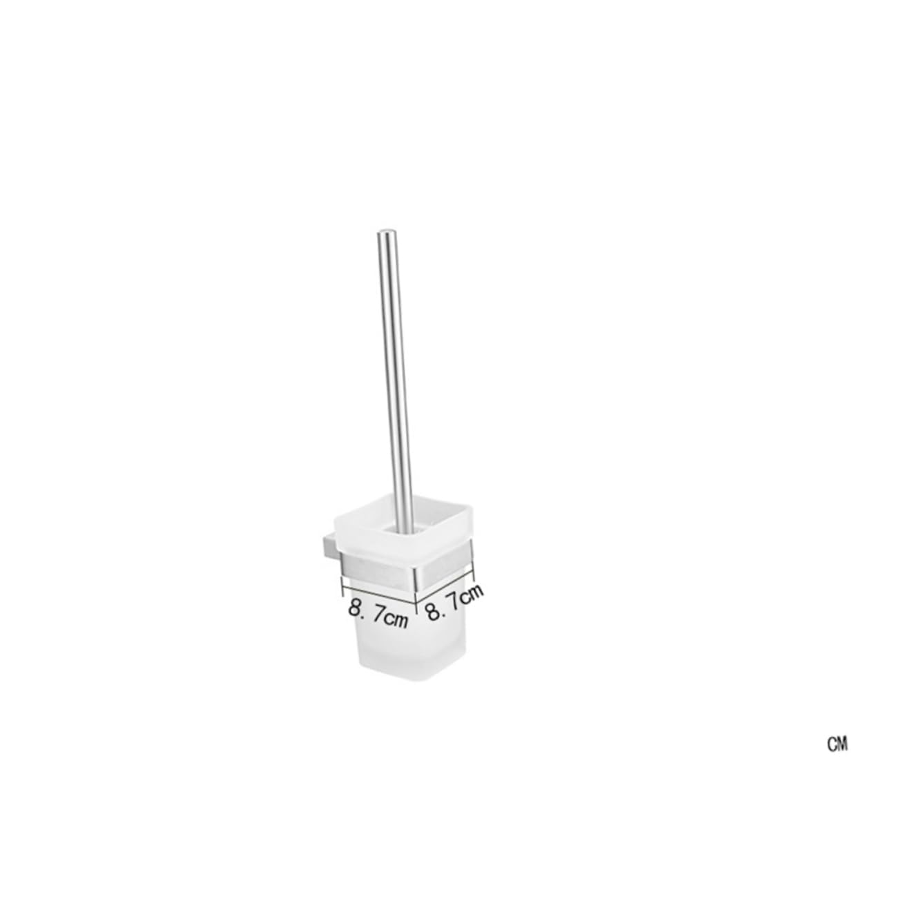 Portaescobillas de Acero Inoxidable 304 Ahorro de Espacio para Montaje en Pared Set Accesorios Baño Soporte Cepillo Dientes y Vaso de Cristal de Baño en Casa o Hotel
