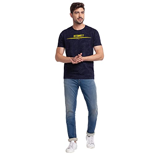 Image of Spykar Men's Slim Fit Low Rise Casual Jeans