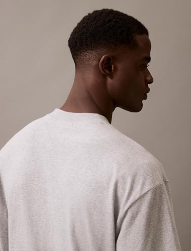 Calvin Klein Mens Relaxed Fit Monogram Logo Crewneck T-Shirt4