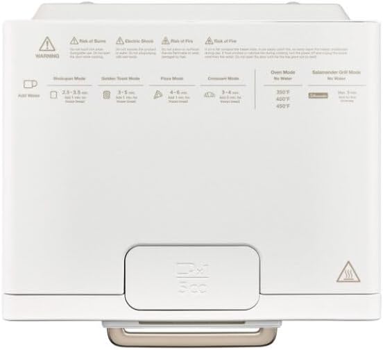 Miniatura 7 de BALMUDA The Toaster Pro  Tostadora de horno a vapor  6 modos Shokupan, tostada dorada, pizza, croissant, horno, parrilla de salamandra  Control