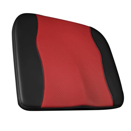 SOPOTUTU Cojín Elevador para Asiento de Coche la Cómodo para Mayor Seguridad y Confort Estaciones Color Negro y Rojo