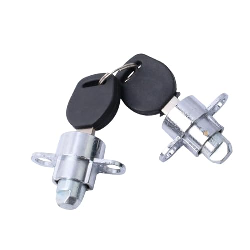 FJMQHU 2 Pieces Car Roof Box Locks DIY Upgrade Compact, Metal Rustproof Sturdy, Easy Installation Replace Parts, Universal Accs