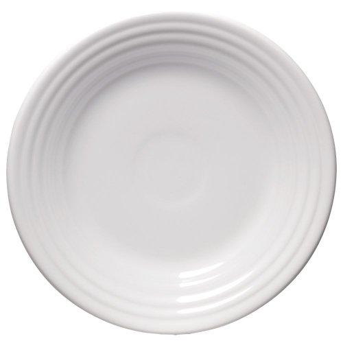 Fiesta 7-1/4-Inch Salad Plates, Set of 4, White