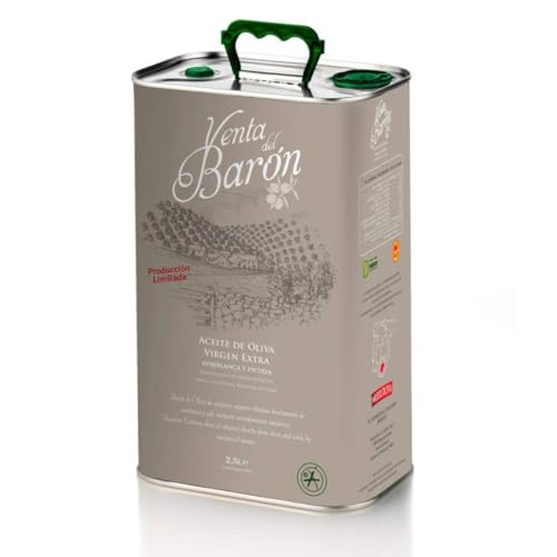 Venta del Barón - Preisgekröntes Premium Natives Extra Virgine Olivenöl - Kaltgepresst - Sehr hoher Polyphenolgehalt - 2 5 L Kanister