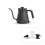 バルミューダ ザ・ポット 電気ケトル ブラック BALMUDA The Pot (KPT01JP-BK) + オリジナルドリップセット(ハリオ社製,V60)(ODS-HK1/JP)