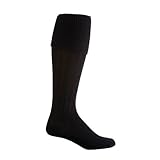 Material: 100% Nylon. Sport-Kniestrümpfe für Fußball/Rugby/Hockey – Herren, schwarz, UTMPROMFB_6